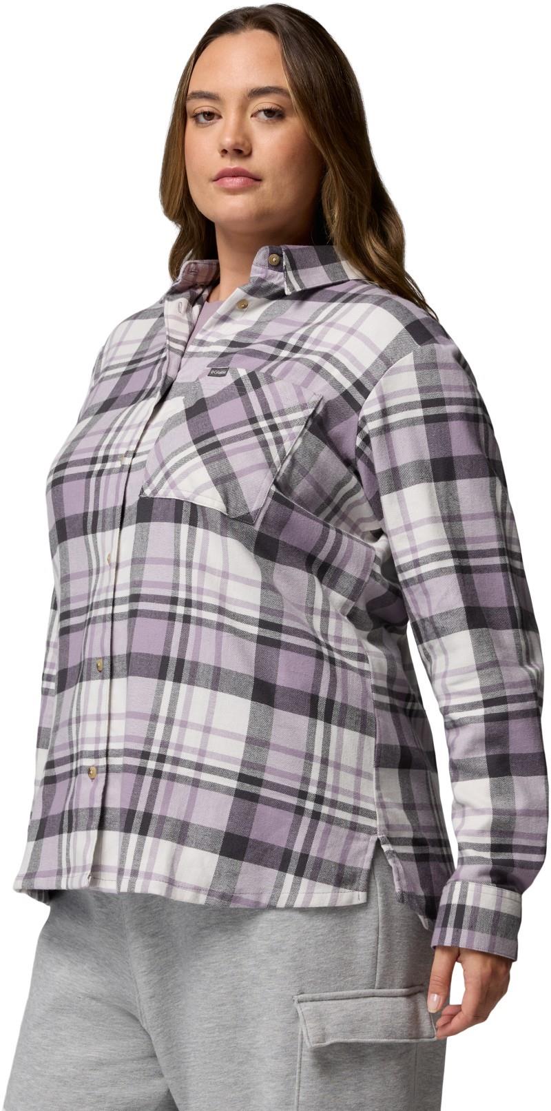 Calico Basin Flannel LS Shirt, Extended - Womens - Image 38