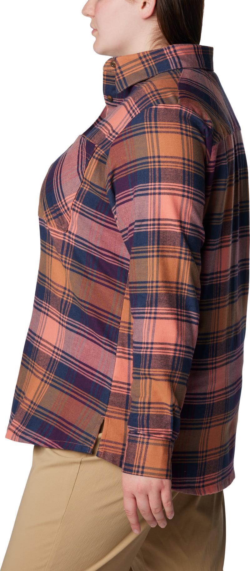 Calico Basin Flannel LS Shirt, Extended - Womens - Image 4