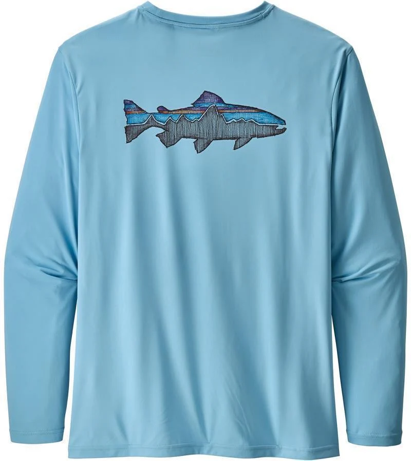 Capilene Cool Daily Fish Graphic LS Shirt - Mens - Image 15