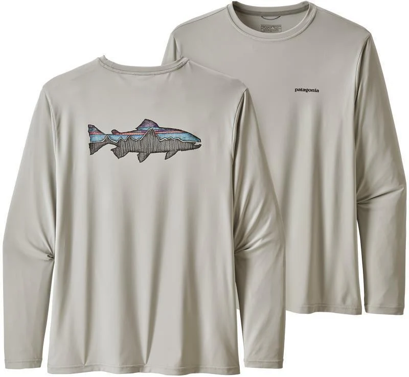 Capilene Cool Daily Fish Graphic LS Shirt - Mens - Image 18