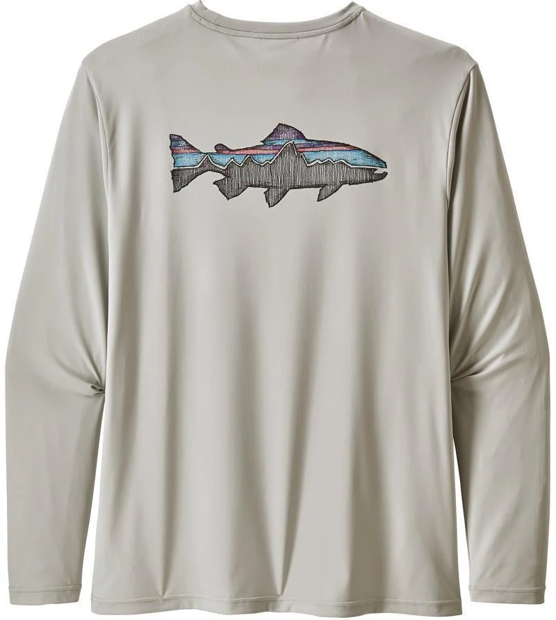 Capilene Cool Daily Fish Graphic LS Shirt - Mens - Image 20
