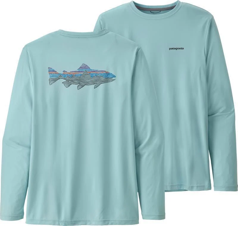 Capilene Cool Daily Fish Graphic LS Shirt - Mens - Image 21