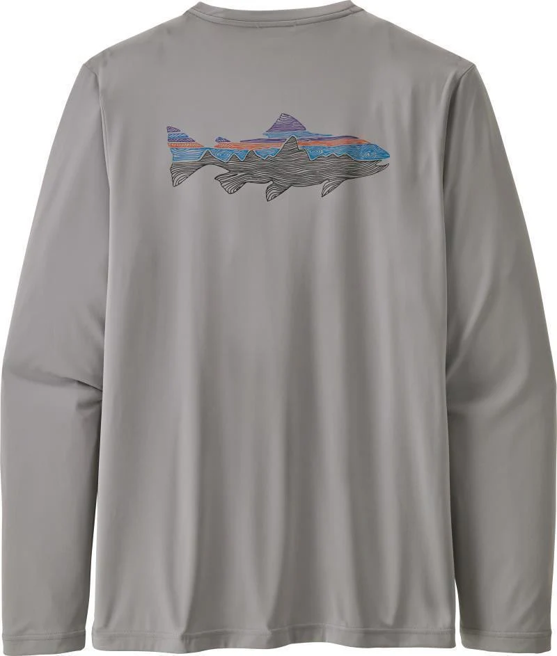 Capilene Cool Daily Fish Graphic LS Shirt - Mens - Image 25