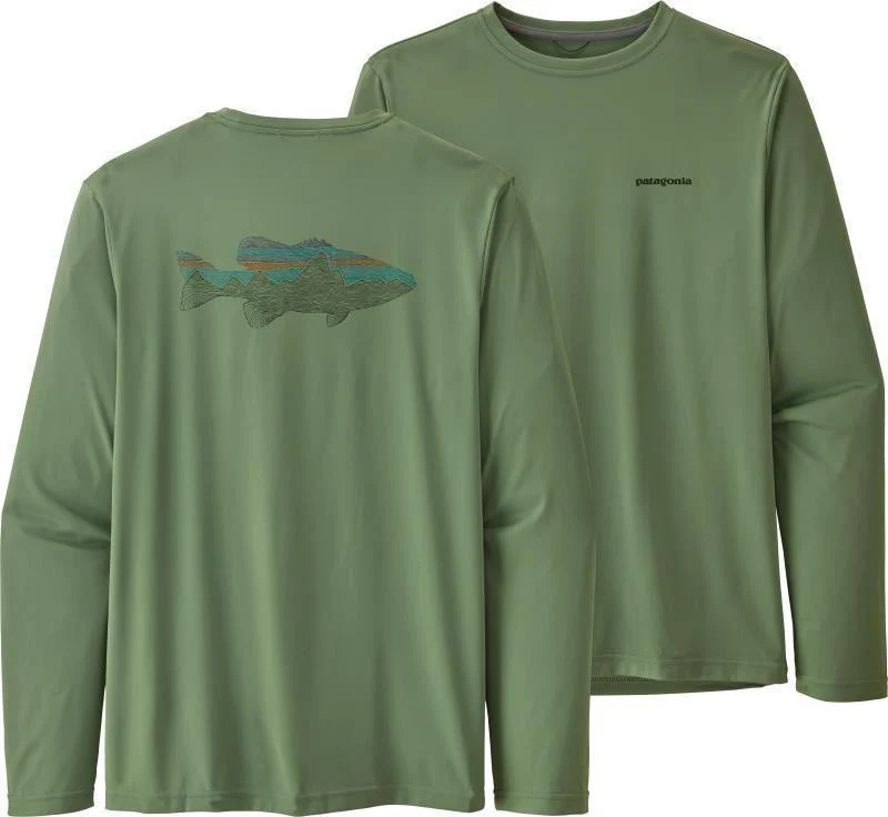 Capilene Cool Daily Fish Graphic LS Shirt - Mens - Image 27
