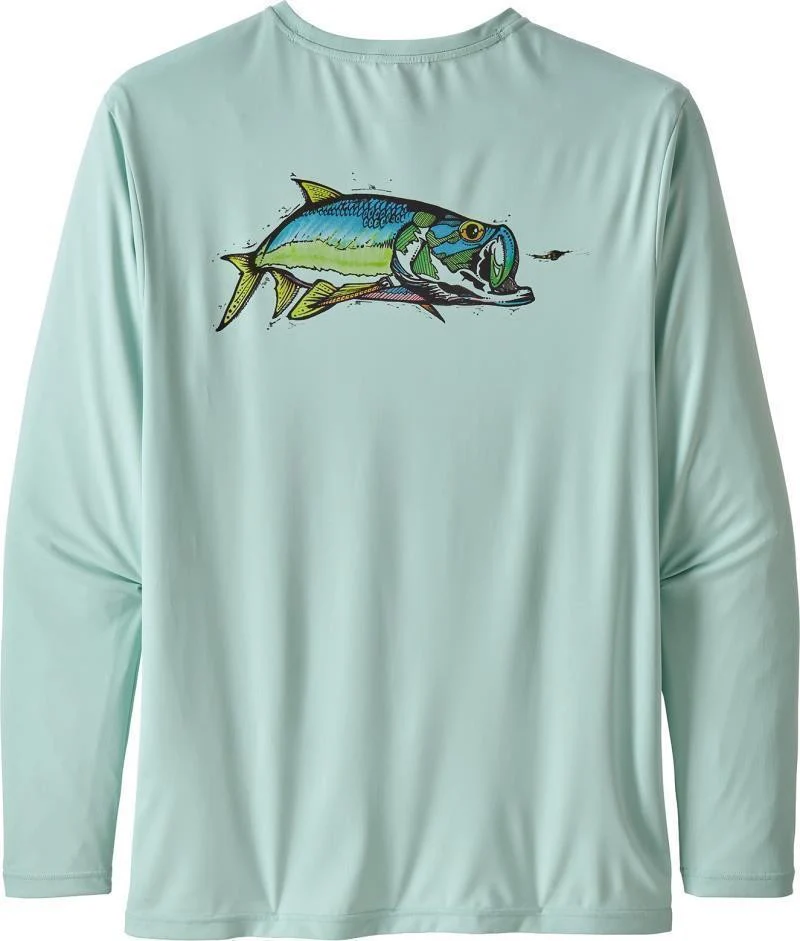 Capilene Cool Daily Fish Graphic LS Shirt - Mens - Image 44