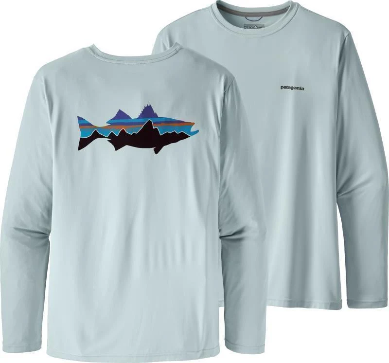 Capilene Cool Daily Fish Graphic LS Shirt - Mens - Image 46