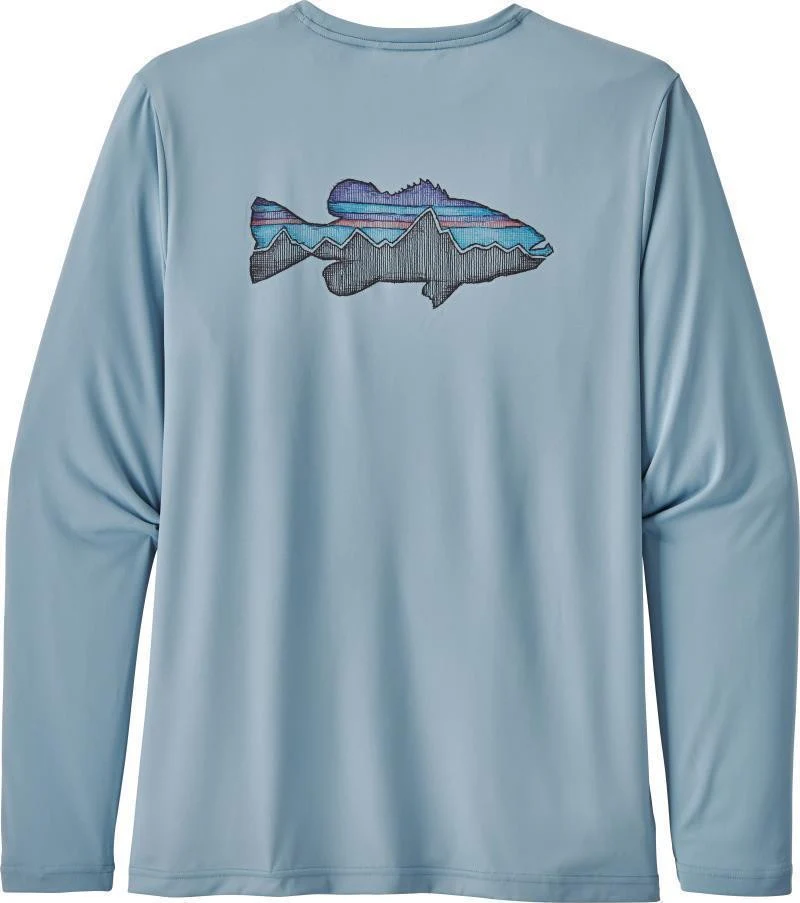 Capilene Cool Daily Fish Graphic LS Shirt - Mens - Image 64