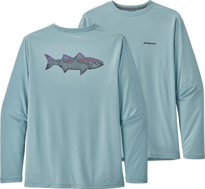 Capilene Cool Daily Fish Graphic LS Shirt - Mens - Image 65