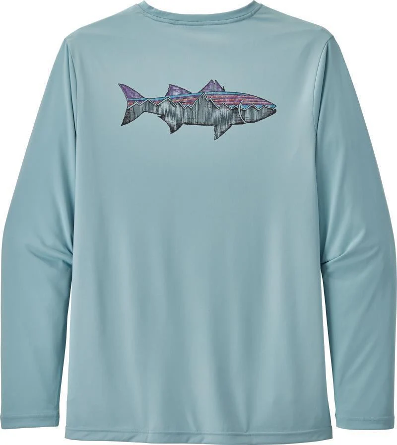 Capilene Cool Daily Fish Graphic LS Shirt - Mens - Image 67