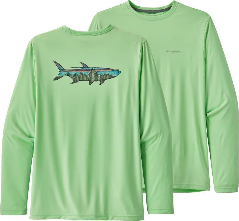 Capilene Cool Daily Fish Graphic LS Shirt - Mens - Image 68