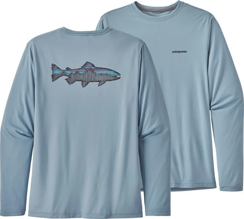 Capilene Cool Daily Fish Graphic LS Shirt - Mens - Image 78
