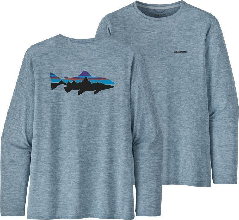 Capilene Cool Daily Fish Graphic LS Shirt - Mens - Image 90
