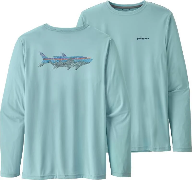 Capilene Cool Daily Fish Graphic LS Shirt - Mens - Image 95