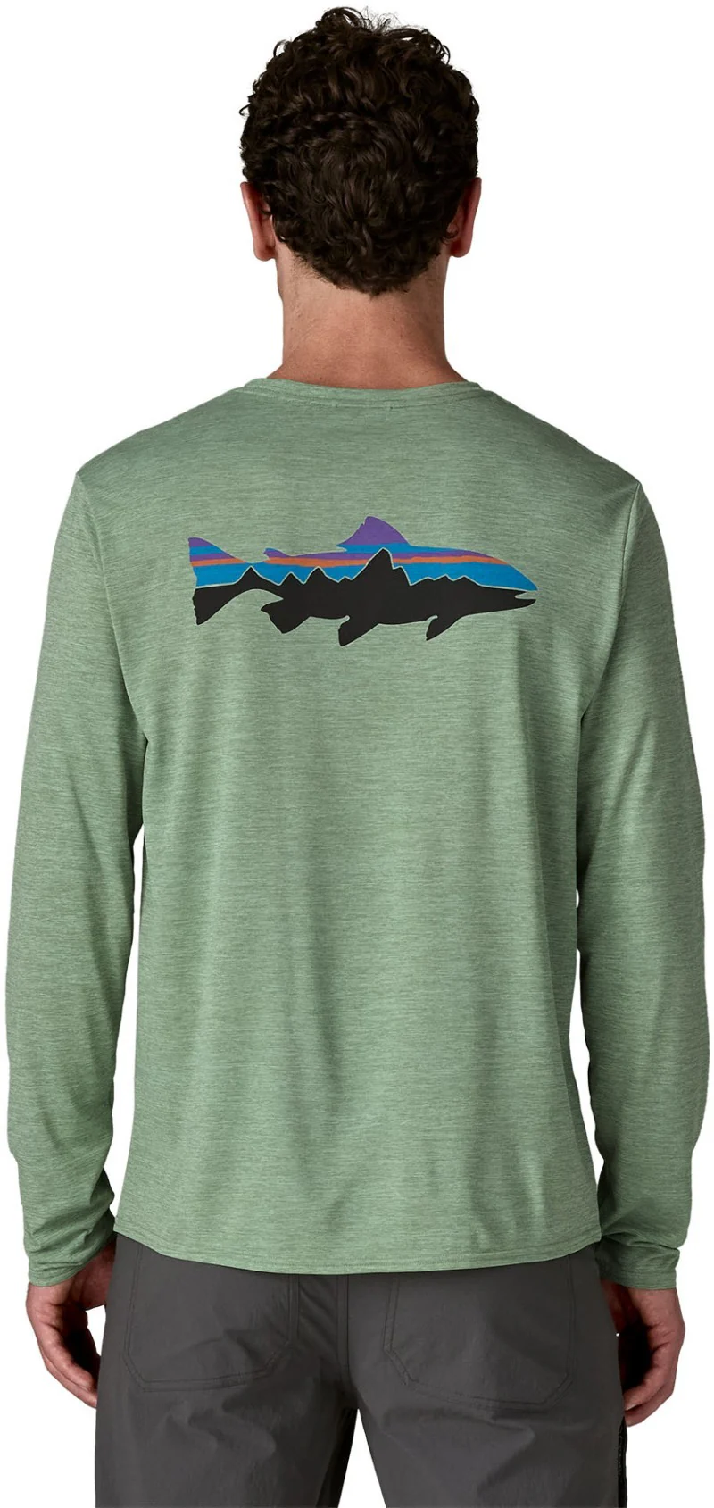 Capilene Cool Daily Graphic LS Shirt - Waters - Mens - Image 40
