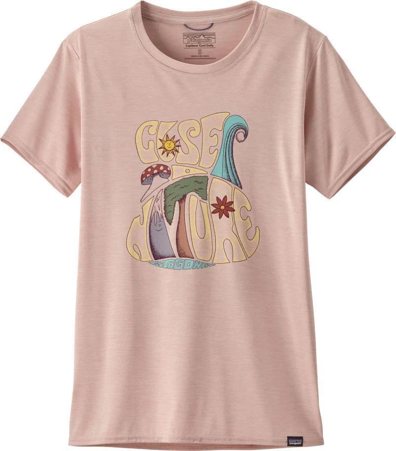 Capilene Cool Daily Graphic SS Shirt - Lands - Womens - Image 17