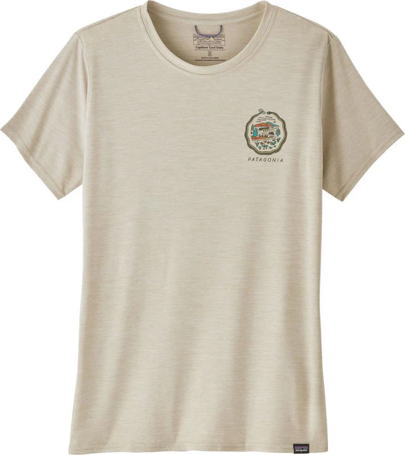 Capilene Cool Daily Graphic SS Shirt - Lands - Womens - Image 19