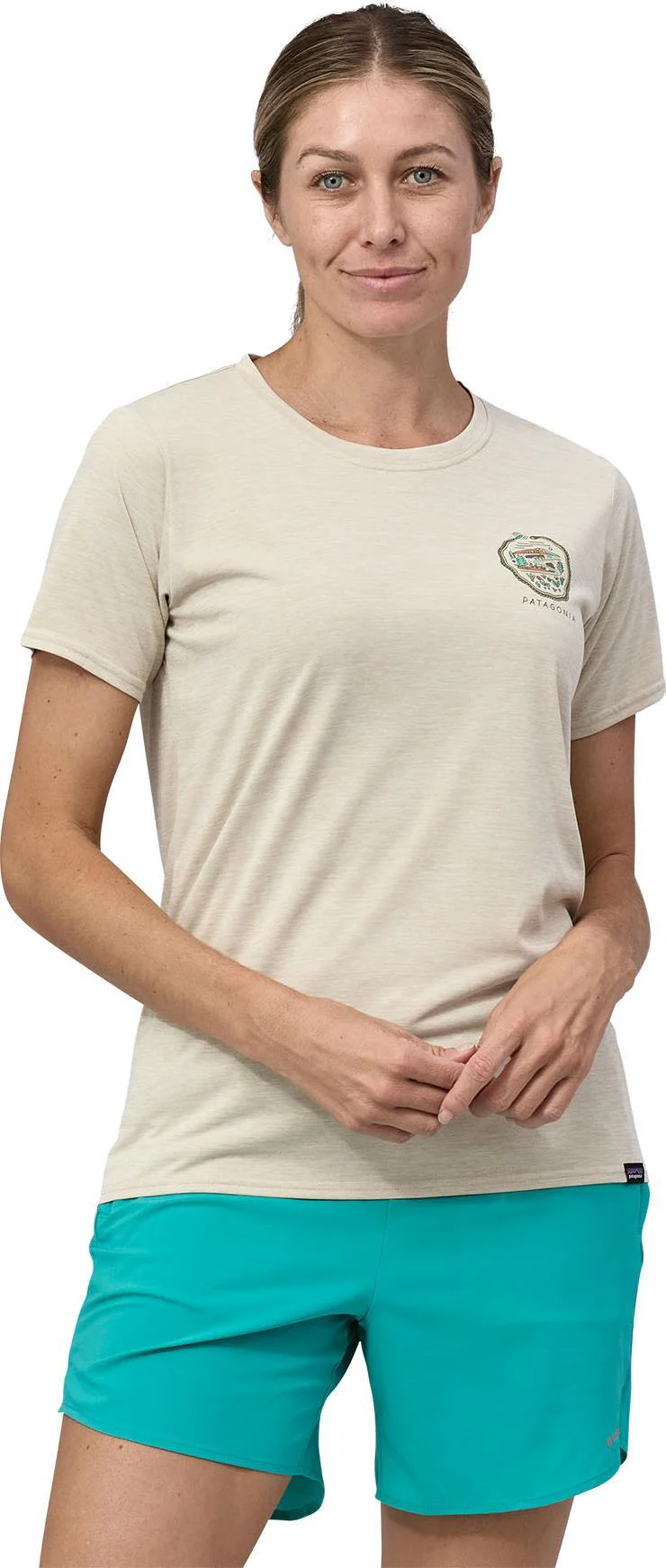 Capilene Cool Daily Graphic SS Shirt - Lands - Womens - Image 21