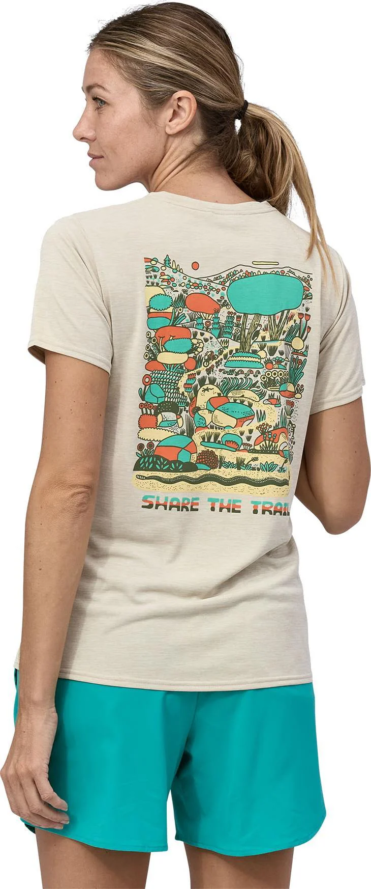 Capilene Cool Daily Graphic SS Shirt - Lands - Womens - Image 22