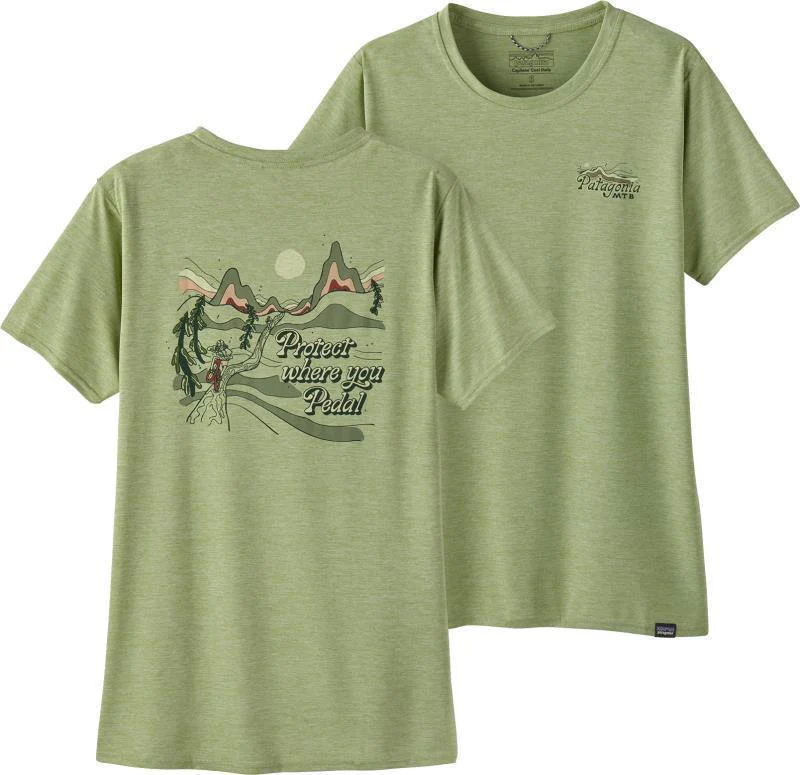 Capilene Cool Daily Graphic SS Shirt - Lands - Womens - Image 37