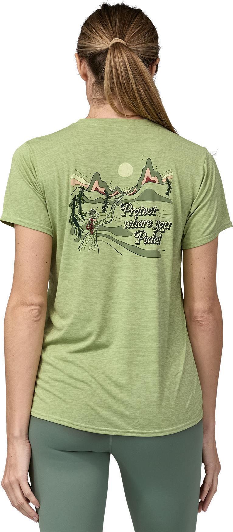 Capilene Cool Daily Graphic SS Shirt - Lands - Womens - Image 41