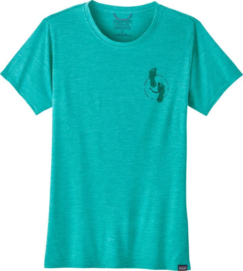 Capilene Cool Daily Graphic SS Shirt - Lands - Womens - Image 45