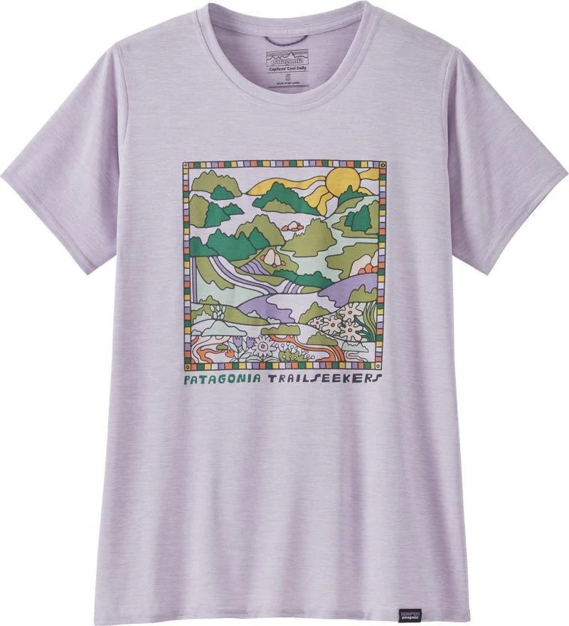 Capilene Cool Daily Graphic SS Shirt - Lands - Womens - Image 49