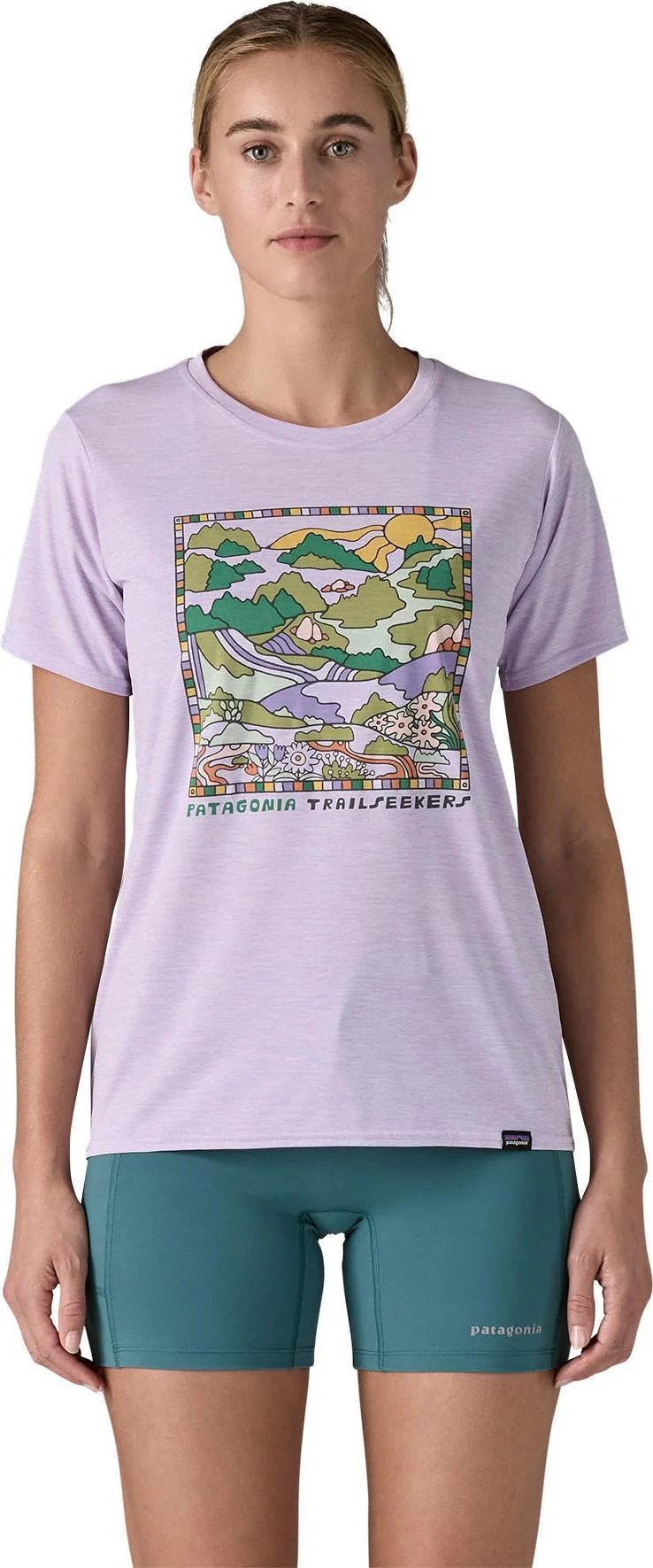 Capilene Cool Daily Graphic SS Shirt - Lands - Womens - Image 50