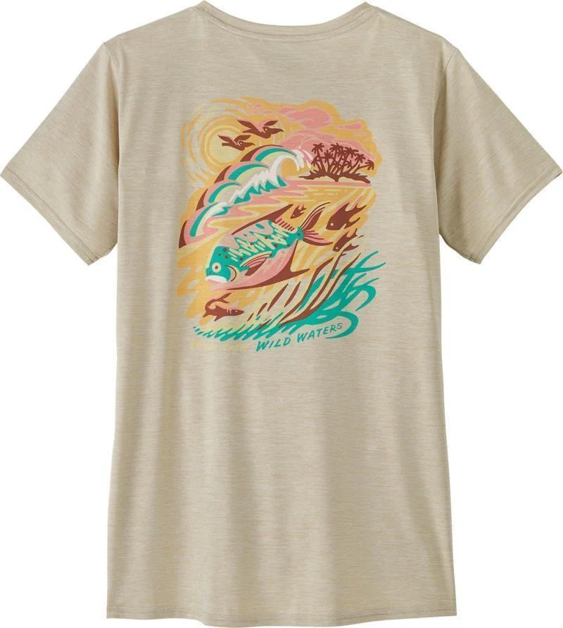 Capilene Cool Daily Graphic SS Shirt - Waters - Womens - Image 30