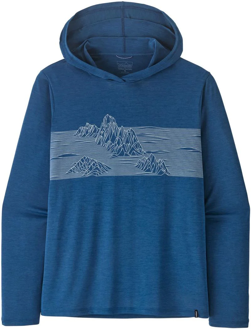 Capilene Cool Daily Hoody - Strataspire Stripe - Mens - Image 2