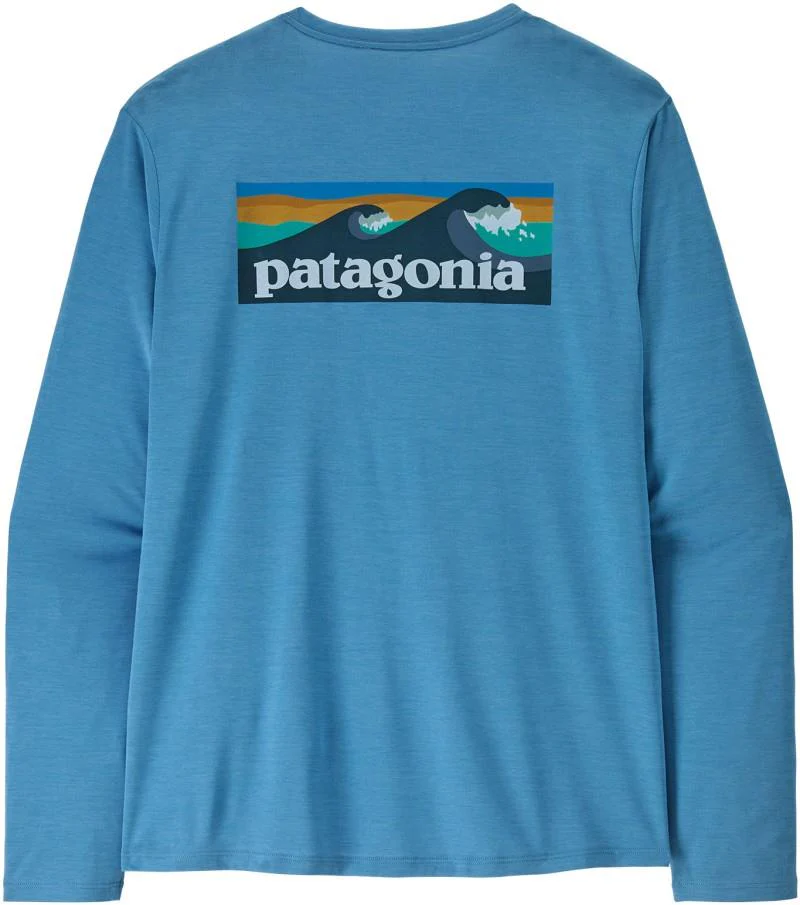 Capilene Cool Daily LS Shirt - Boardshort Logo - Mens - Image 2