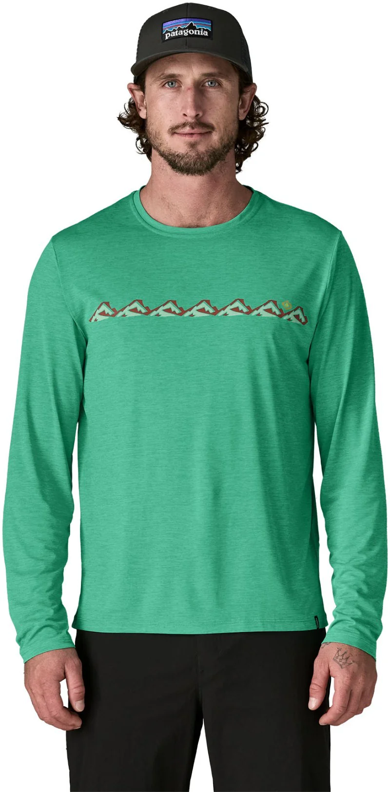 Capilene Cool Daily LS Shirt - Trailcheck - Mens - Image 3
