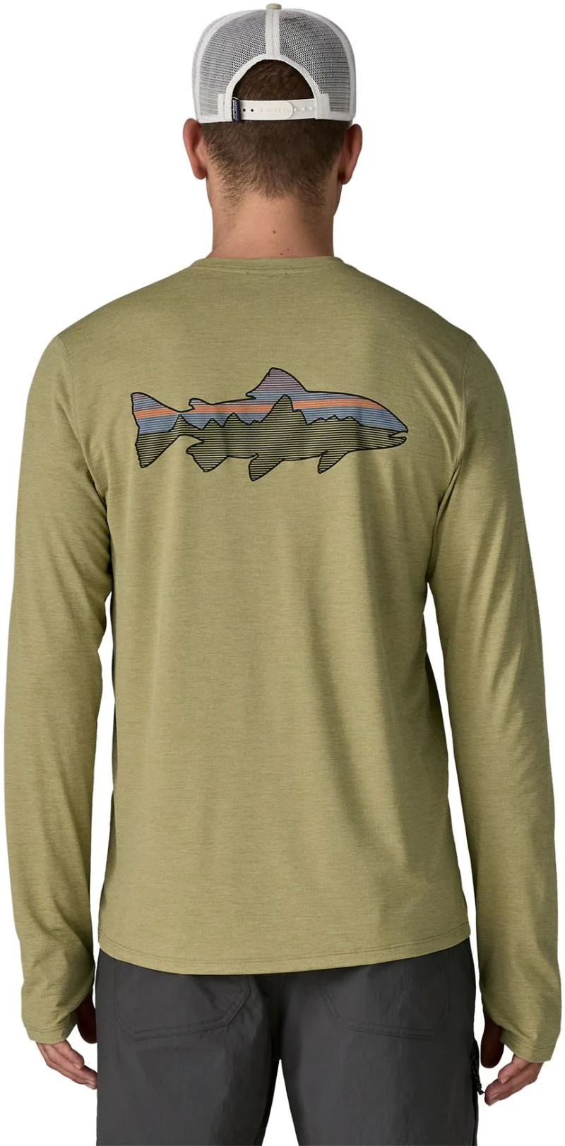 Capilene Cool LS Sun Shirt - Fitz Roy Trout - Mens - Image 8