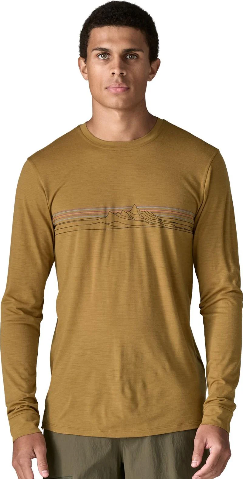 Capilene Cool Merino Blend Graphic LS Shirt - Mens - Image 3