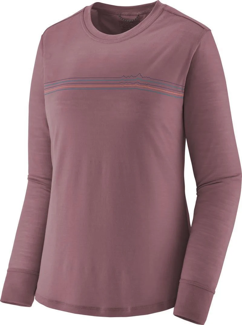 Capilene Cool Merino Blend Graphic LS Shirt - Womens
