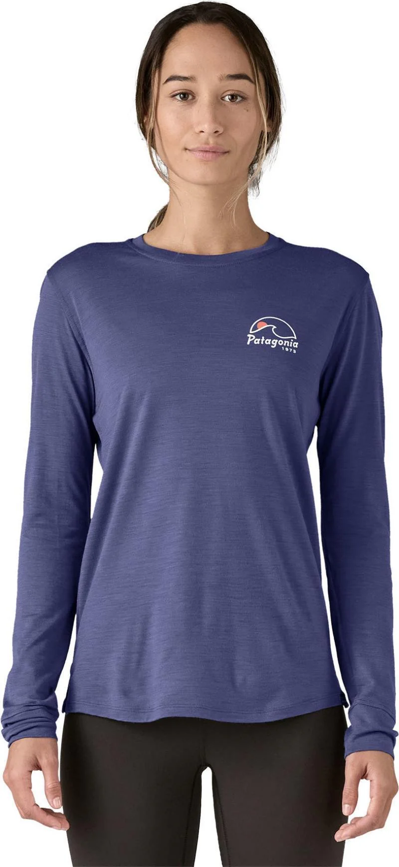 Capilene Cool Merino Blend Graphic LS Shirt - Womens - Image 8