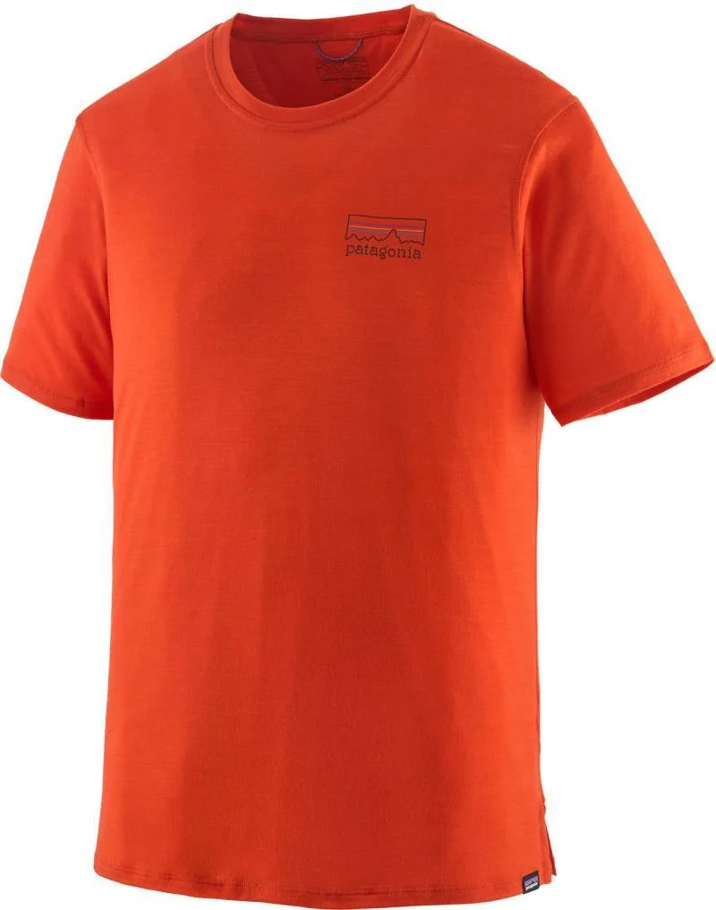 Capilene Cool Merino Blend Graphic SS Shirt - Mens