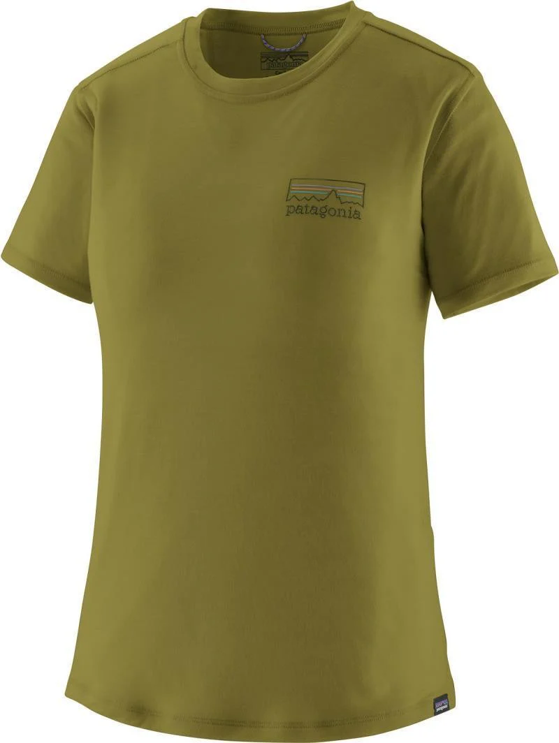 Capilene Cool Merino Blend Graphic SS Shirt - Womens