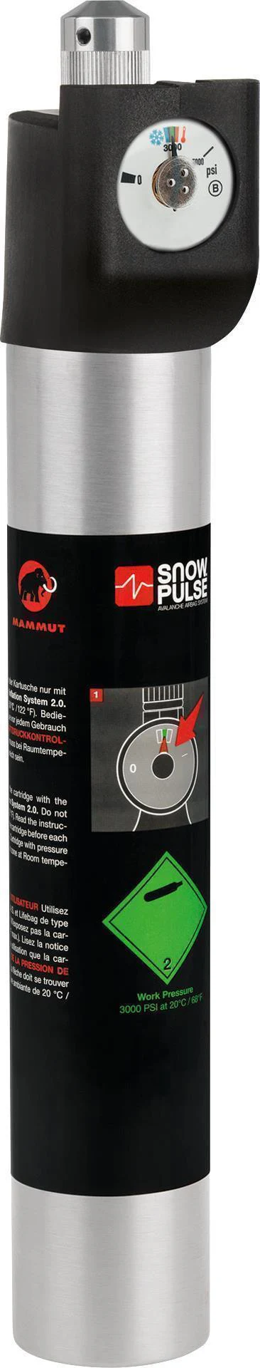 Cartridge Refillable 207 Bar Alu - Empty