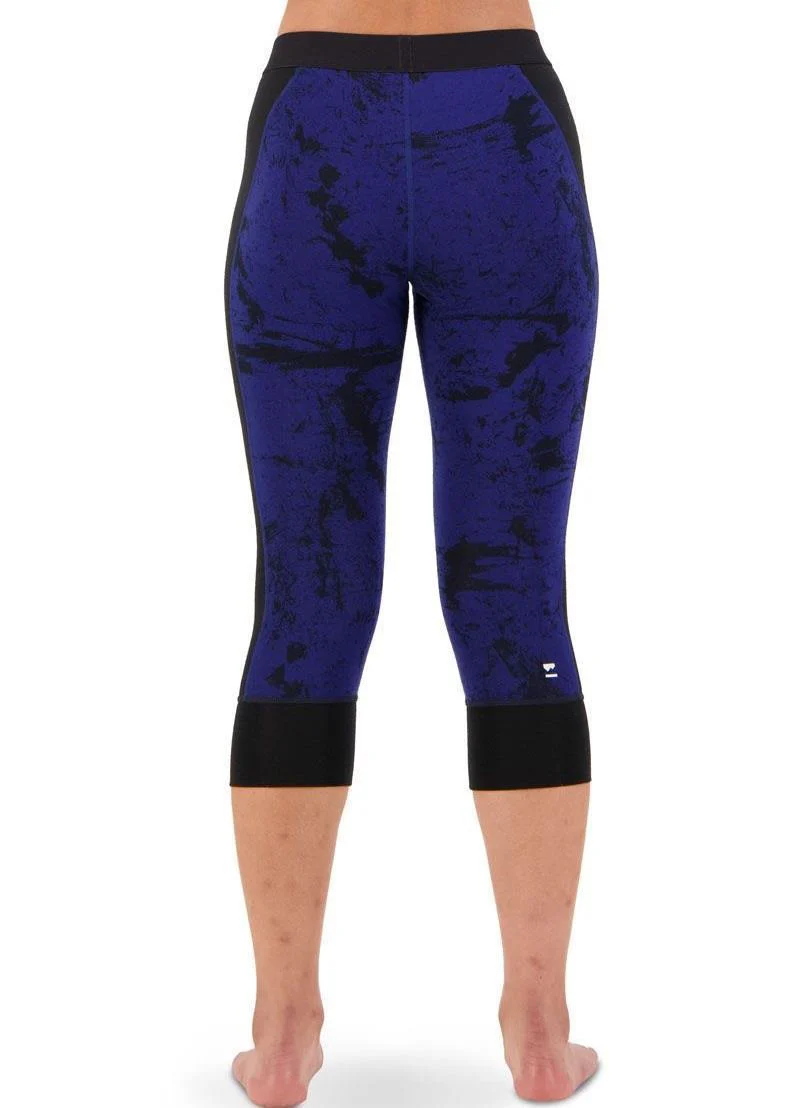 Cascade Merino Flex 3/4 Leggings - AOP - Womens - Image 3