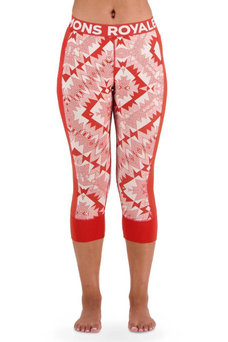 Cascade Merino Flex 3/4 Leggings - AOP - Womens - Image 7