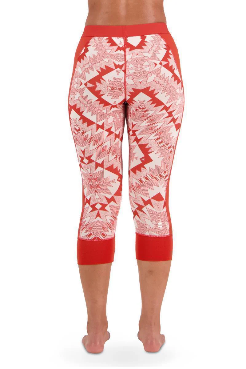 Cascade Merino Flex 3/4 Leggings - AOP - Womens - Image 8