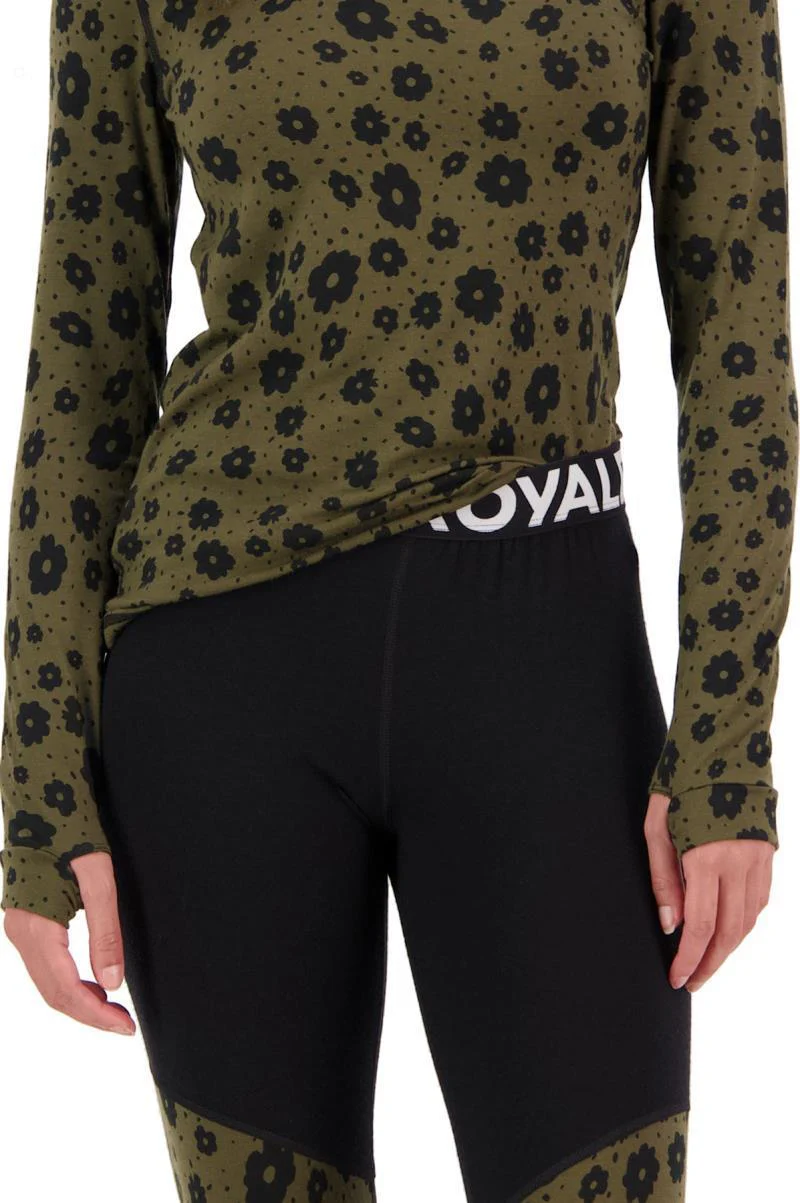Cascade Merino Flex Leggings - AOP - Womens - Image 17