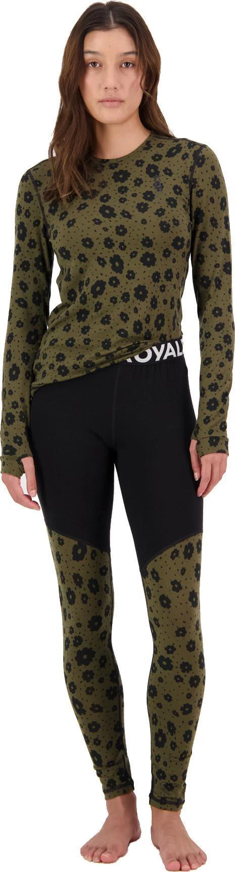 Cascade Merino Flex Leggings - AOP - Womens - Image 18