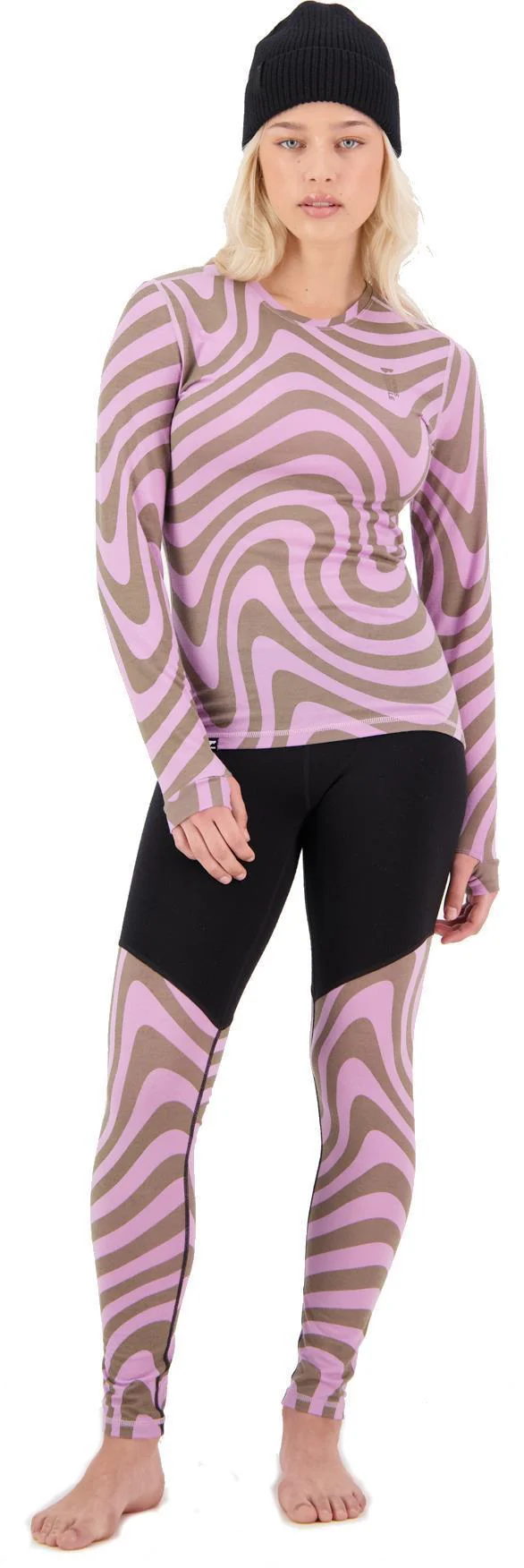 Cascade Merino Flex Leggings - AOP - Womens - Image 22