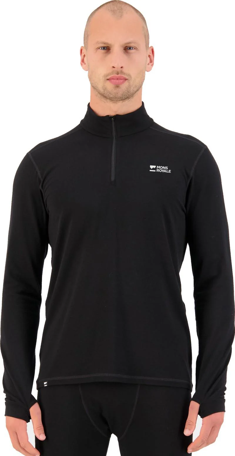 Cascade Merino Base Layer 1/4 Zip LS - Mens - Image 6