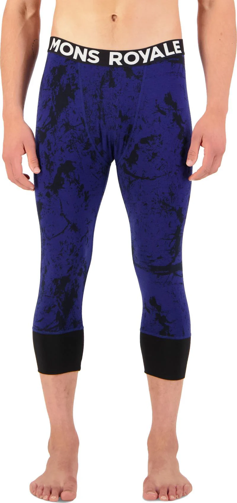 Cascade Merino Flex 3/4 Leggings - AOP - Mens - Image 2