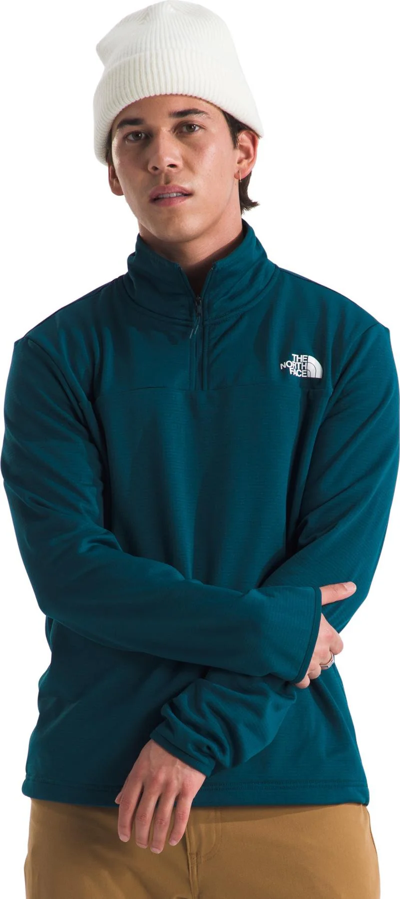 Cedar Trail Grid Fleece Quarter Zip - Mens - Image 11