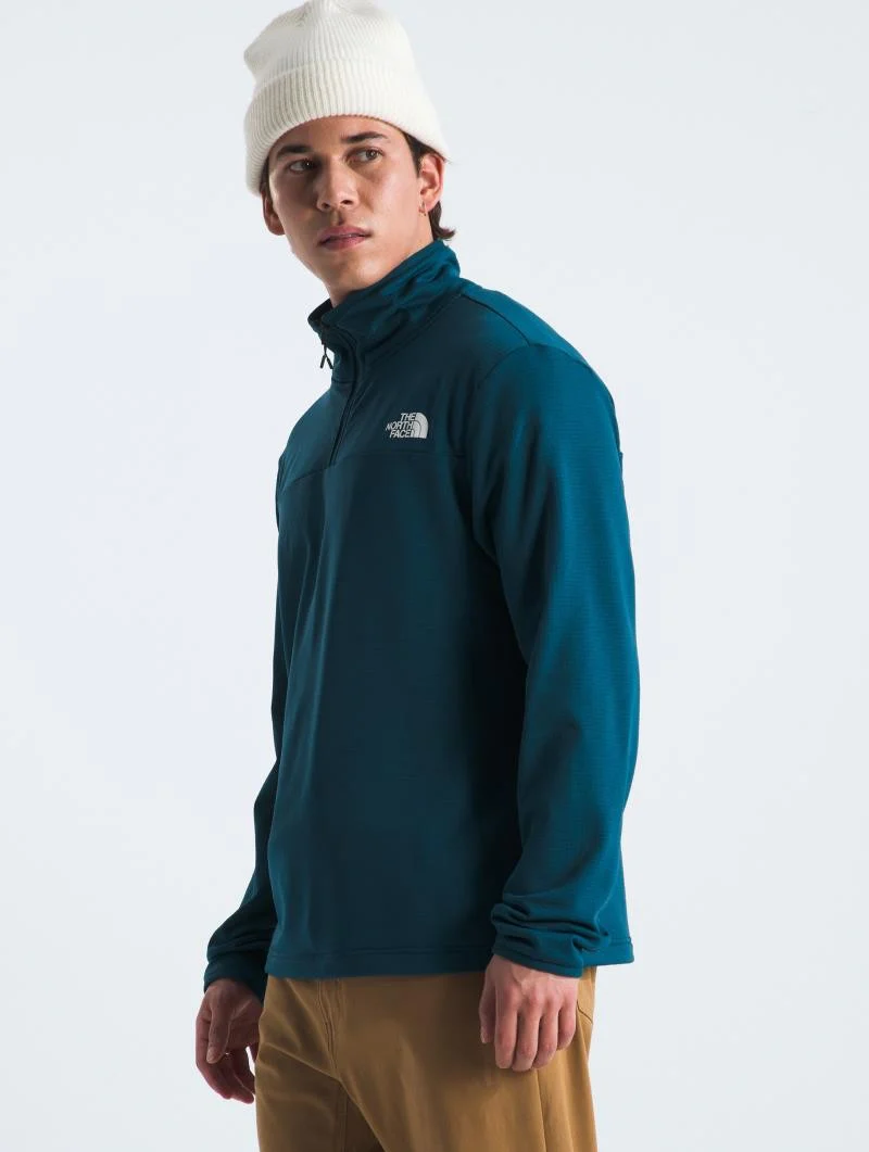 Cedar Trail Grid Fleece Quarter Zip - Mens - Image 12