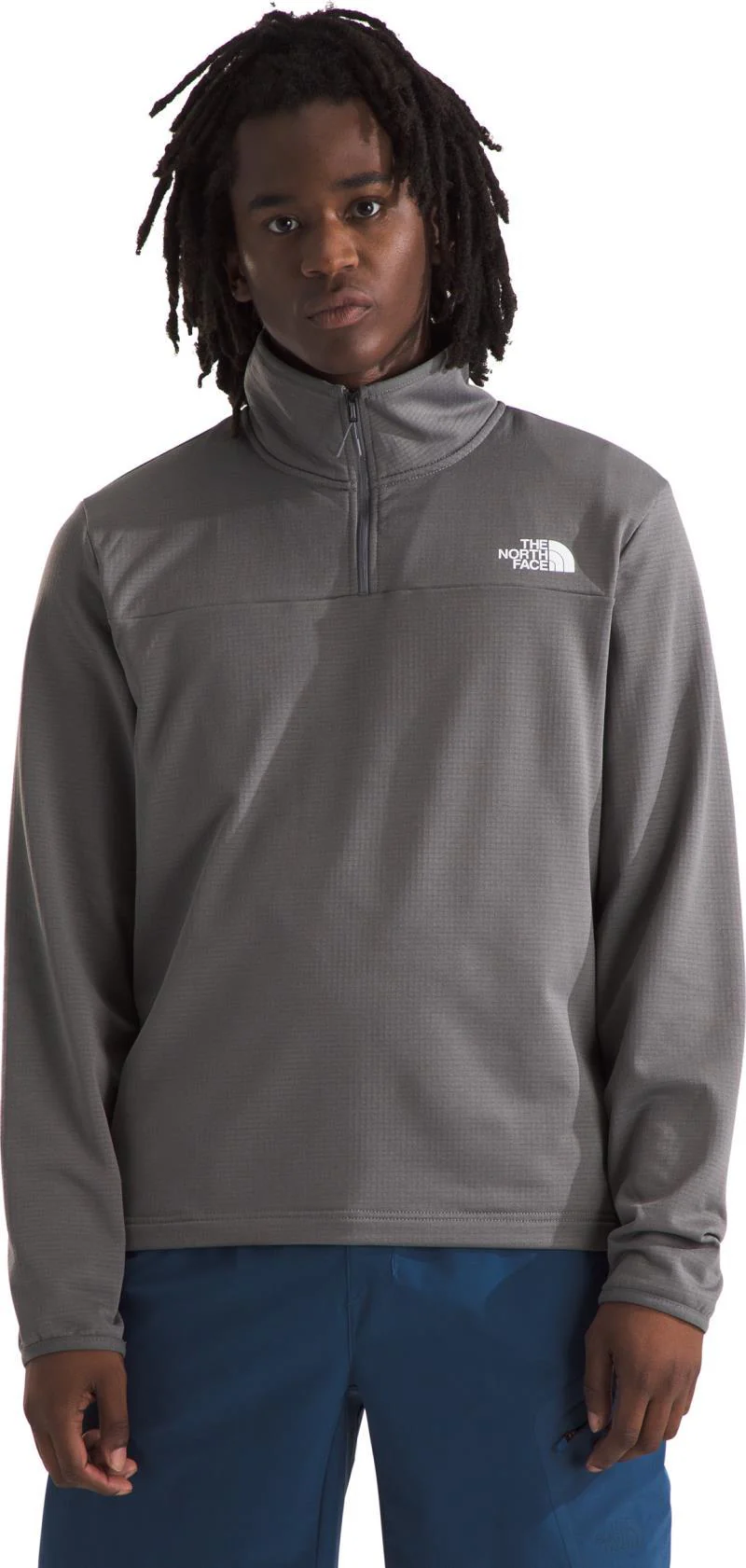 Cedar Trail Grid Fleece Quarter Zip - Mens - Image 2