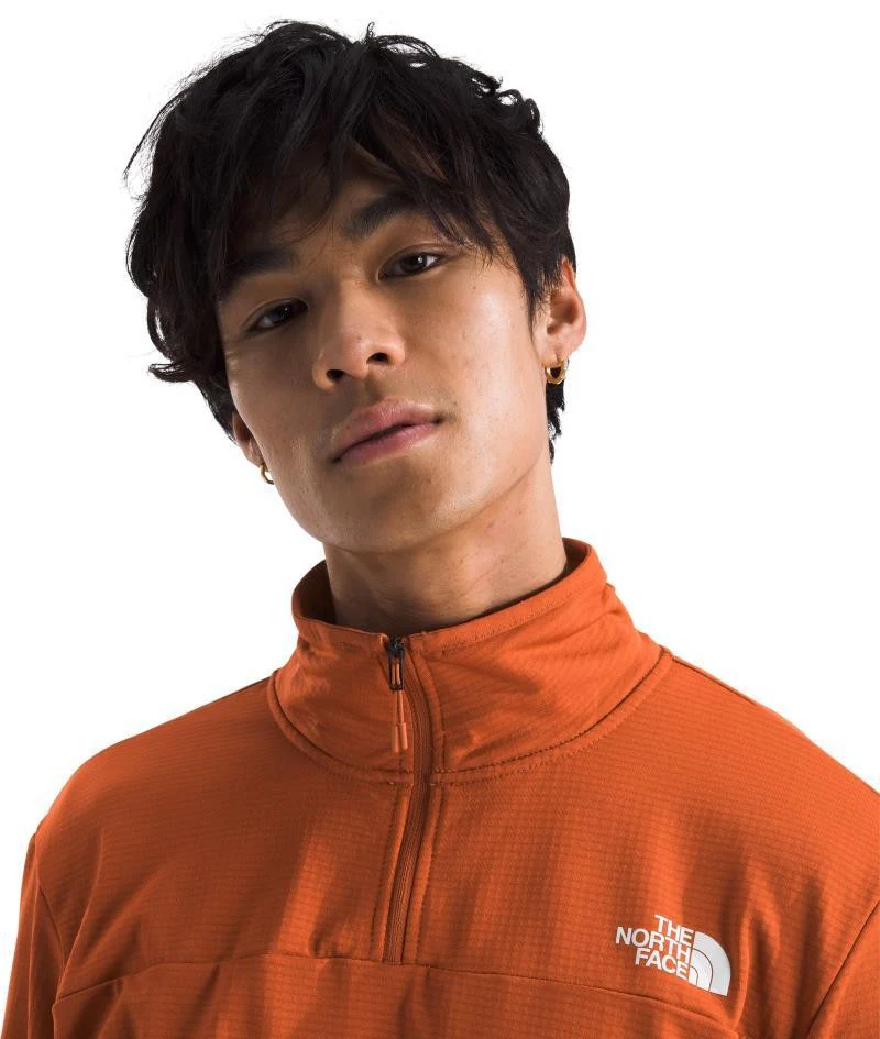 Cedar Trail Grid Fleece Quarter Zip - Mens - Image 7